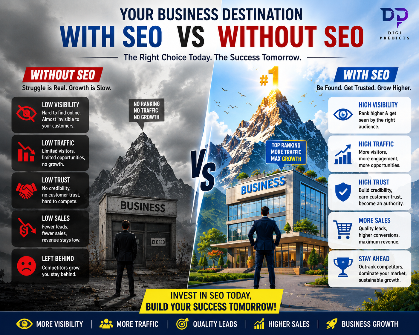 Advanced Enterprise SEO Services and organic growth strategy by Digipredicts for USA, UK, and Canada