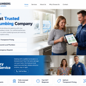 Plumber Services (Appoinment booking, Sticky call button, Payment through QR)